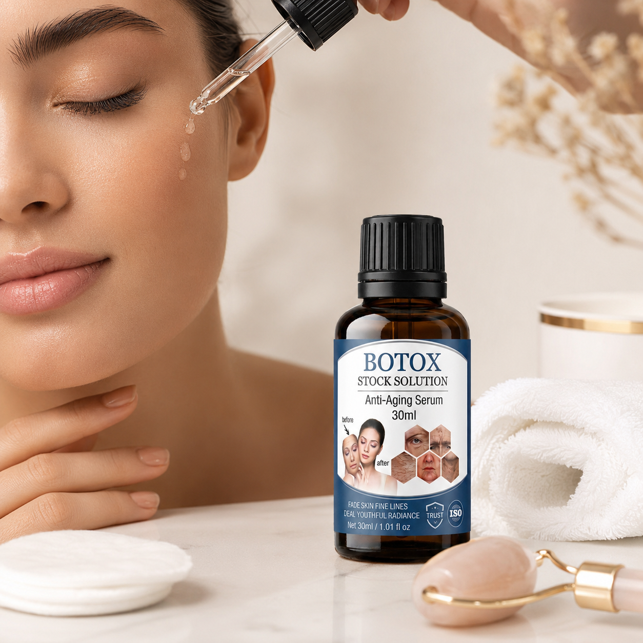 Botox Stock Solution Anti-Aging Anti-Wrinkle Serum | Fine Line & Youthful Glow Care – 30ml (Buy 1 Get 1 FREE)
