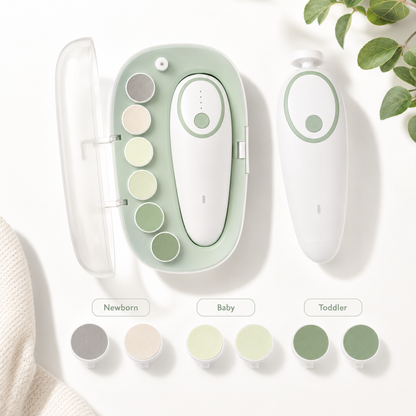 Gentle Baby Nail Trimmer Safe Nail Care for Newborns & Toddler Electric Rechargeable