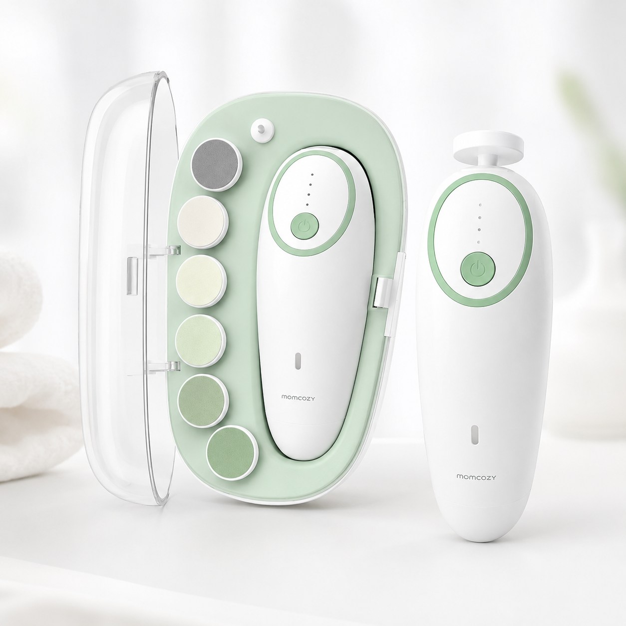 Gentle Baby Nail Trimmer Safe Nail Care for Newborns & Toddler Electric Rechargeable
