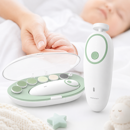 Gentle Baby Nail Trimmer Safe Nail Care for Newborns & Toddler Electric Rechargeable
