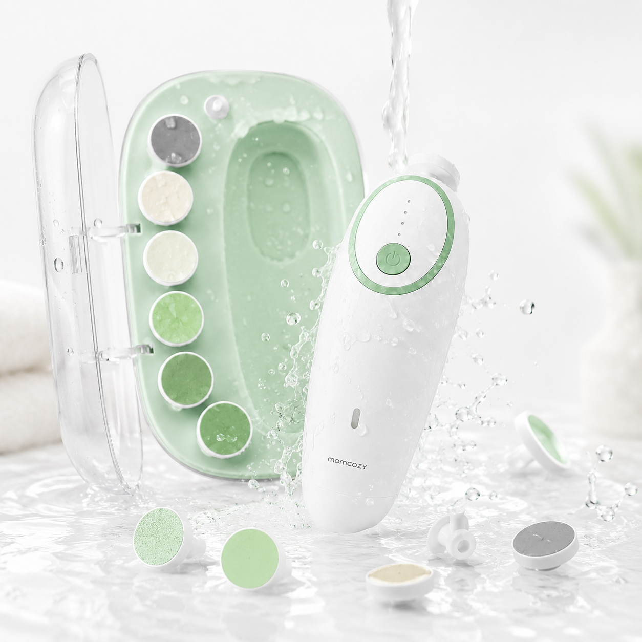 Gentle Baby Nail Trimmer Safe Nail Care for Newborns & Toddler Electric Rechargeable