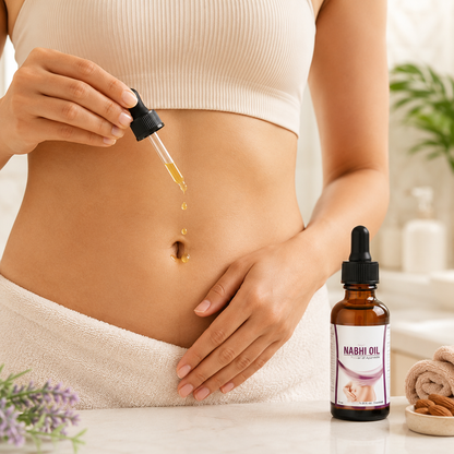 Herbal Nabhi Oil for Daily Belly Button Care | Ayurvedic Wellness Drops – Pack of 1