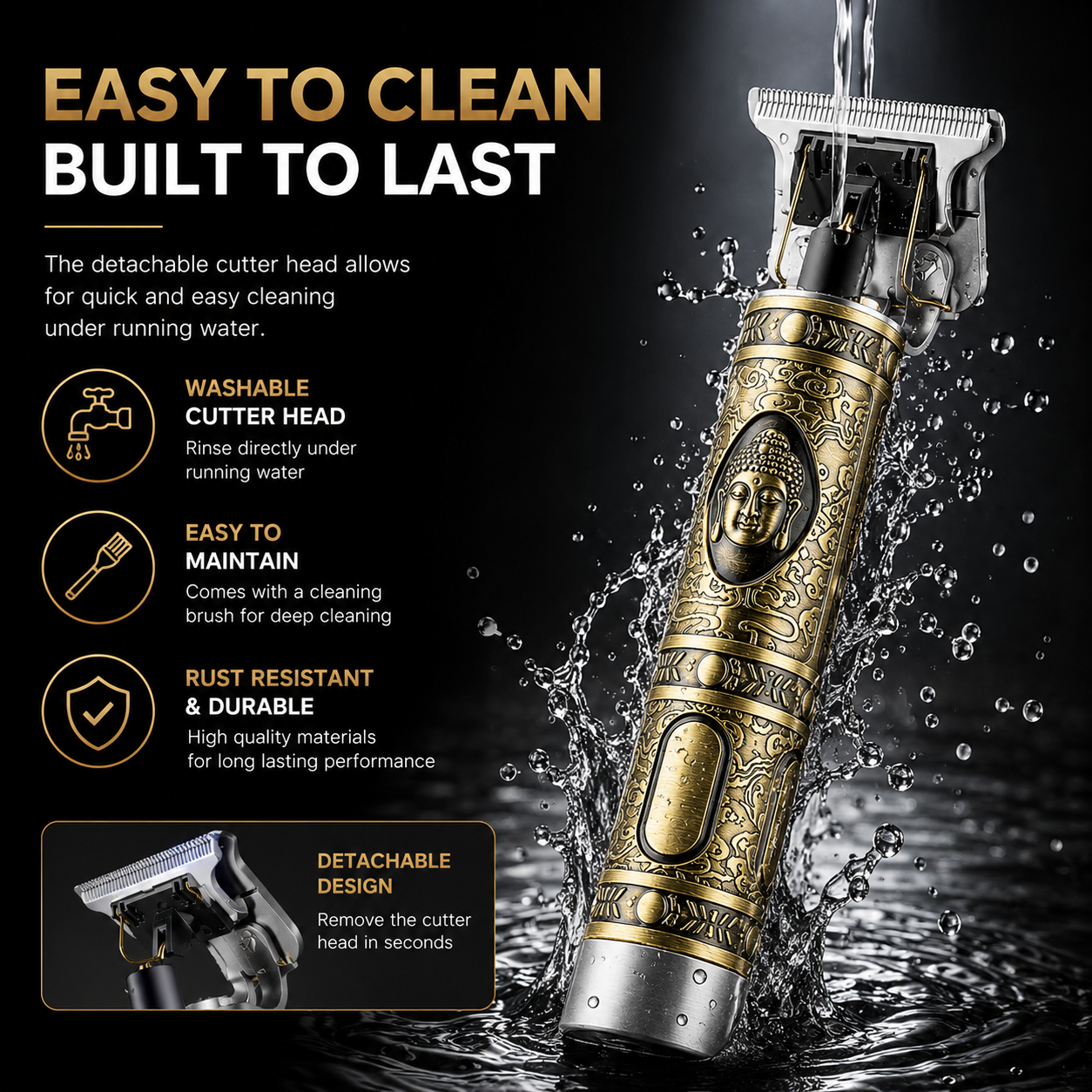 Hair Trimmer for Men Hair Style Trimmer, Professional Hair Clipper, Adjustable Blade Clipper & Shaver for Men