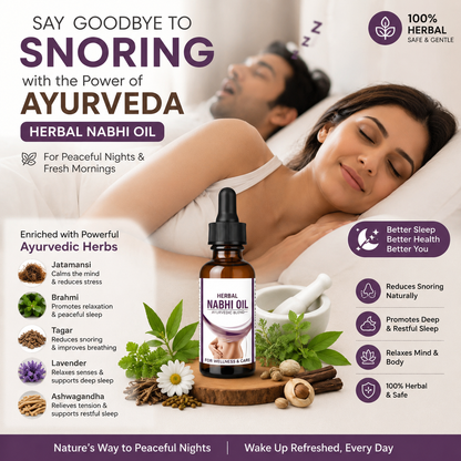 Herbal Nabhi Oil for Daily Belly Button Care | Ayurvedic Wellness Drops – Pack of 1