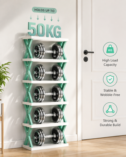 4 Layer Stylish Shoe Storage Organizer Multi-Purpose Stackable Shoe Rack Adjustable Slots