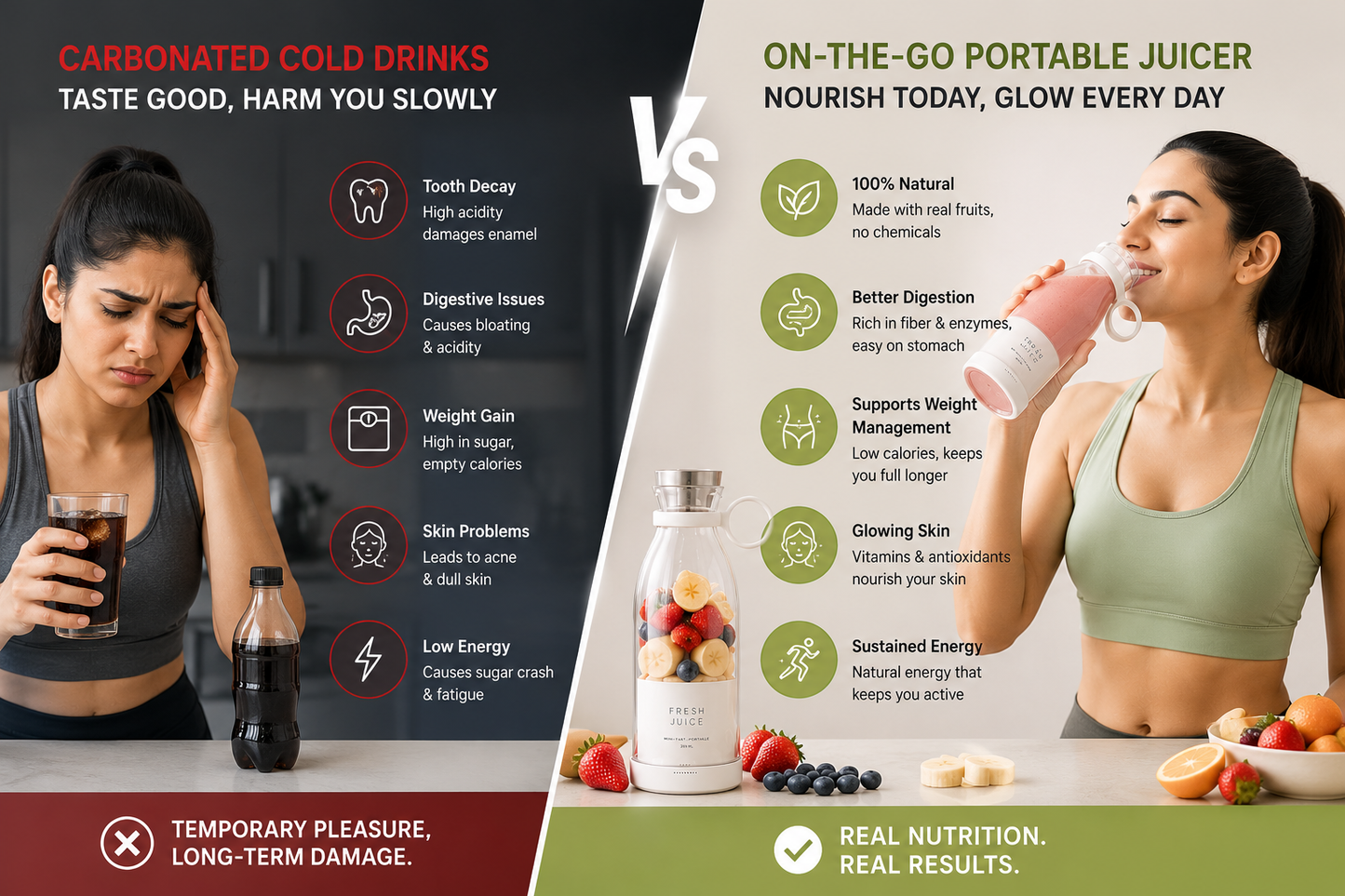 Travel Portable Mini Juice Blender