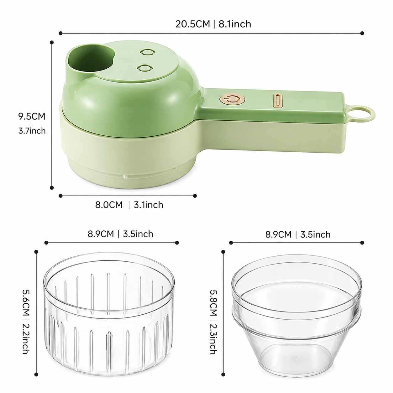 Portable Electric Vegetable Cutter Set