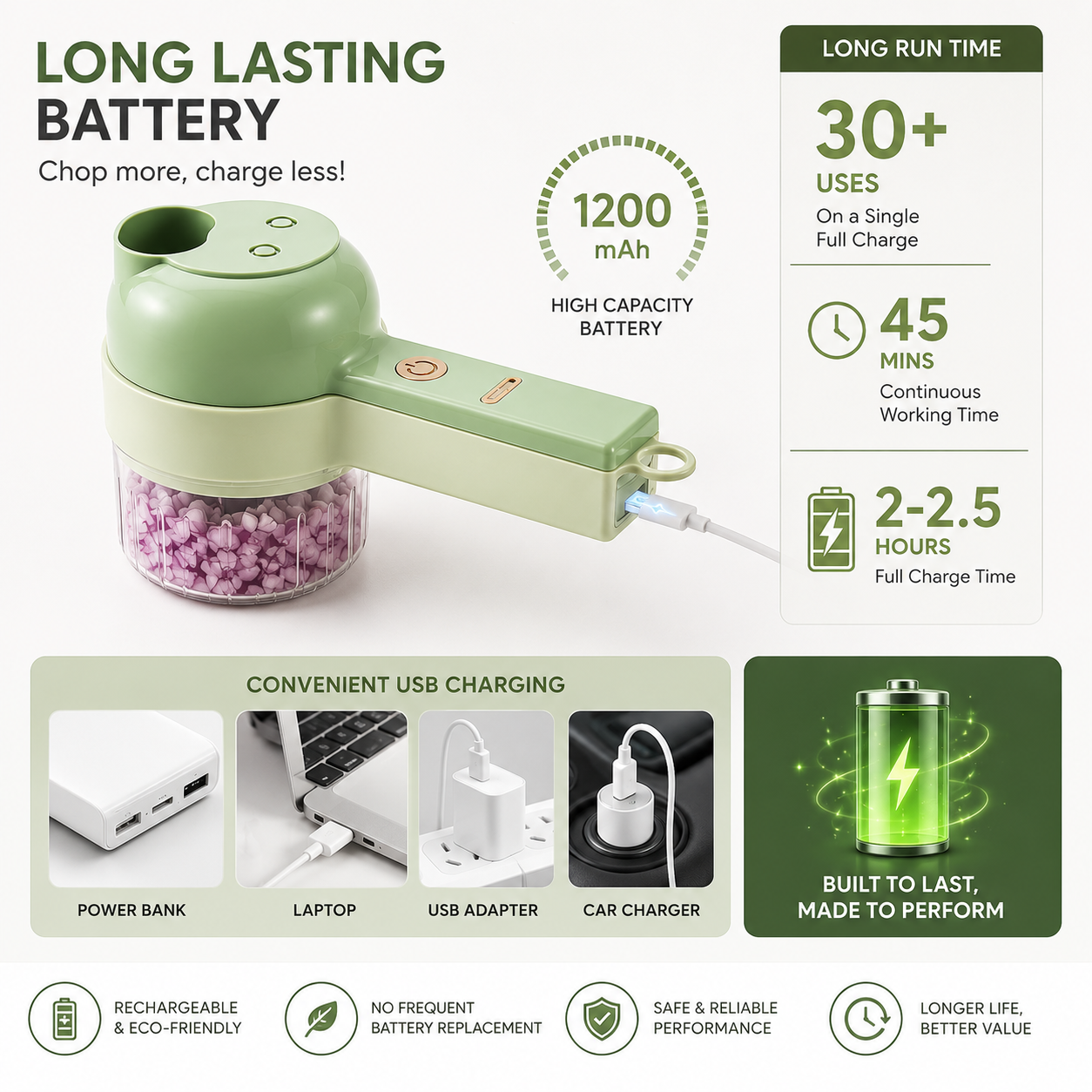 Portable Electric Vegetable Cutter Set