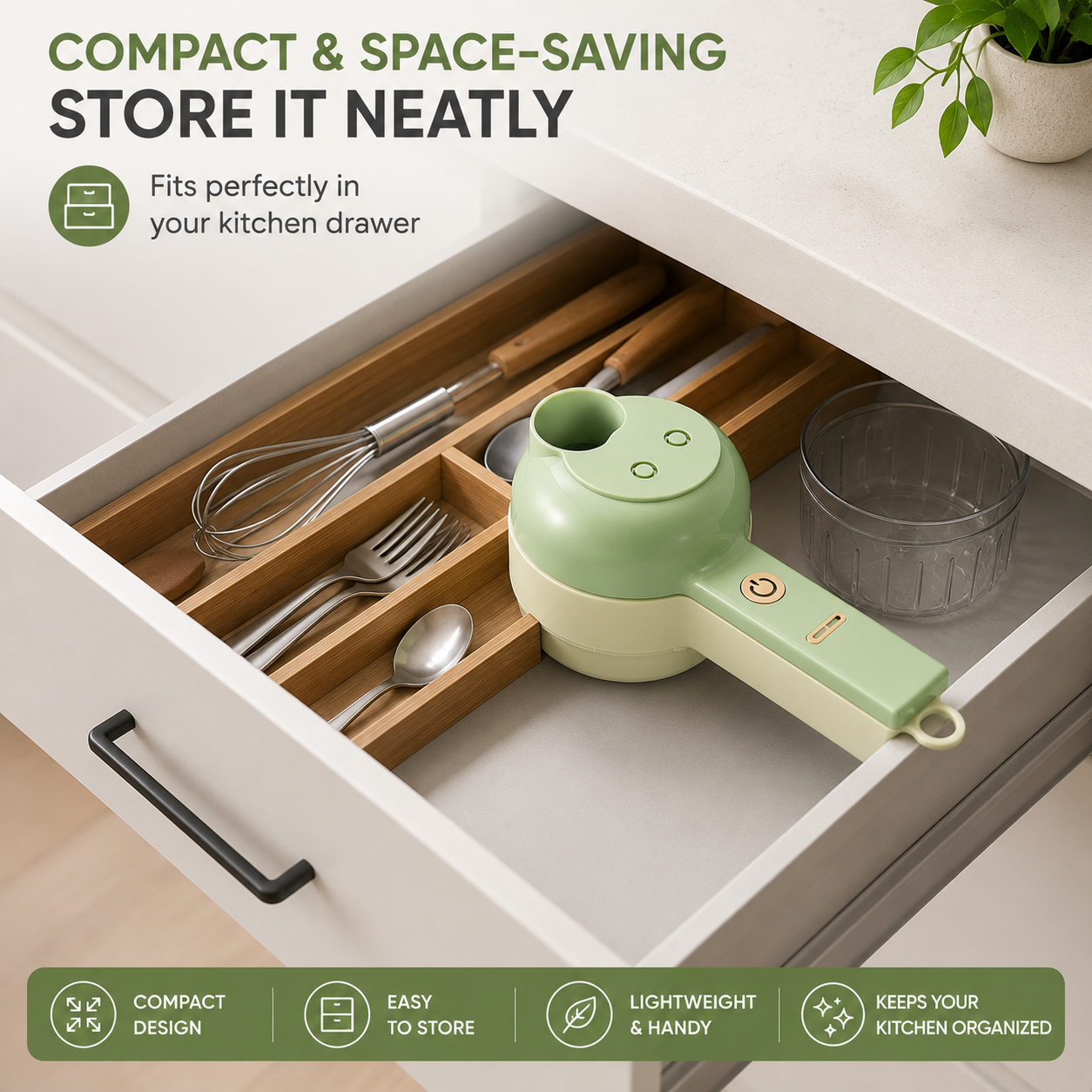 Portable Electric Vegetable Cutter Set