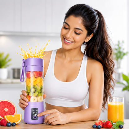 USB rechargeable mini juicer blender